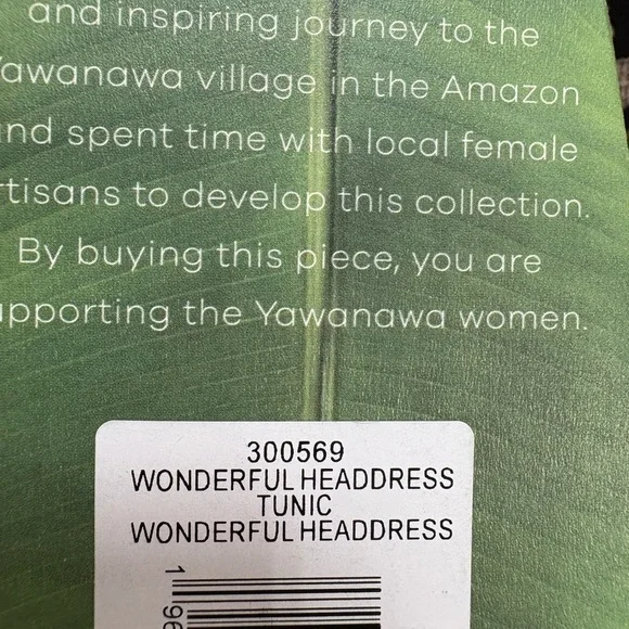 Farm Rio Wonderful Headdress Tunic Top Size Medium - Picture 11 of 11